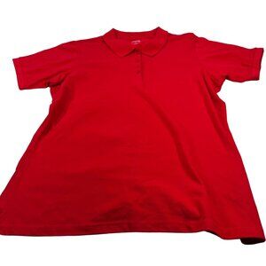 French Toast Women's Sz Large Short Sleeve Sport Polo Academy Sports Outdoor Red